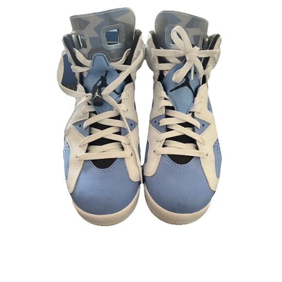 Nike Air Jordan 6 Retro Men's Sneakers UNC University Blue Size 9